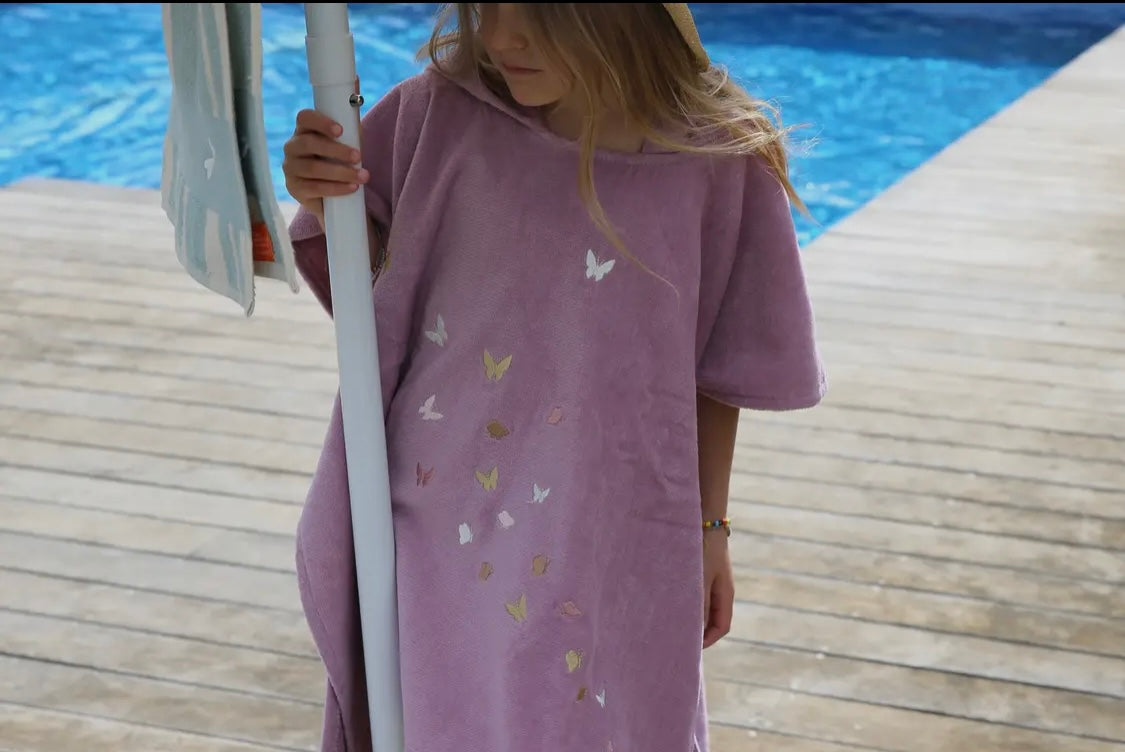 Personalized Bath Poncho For Children 4/6 Years Old - Parma