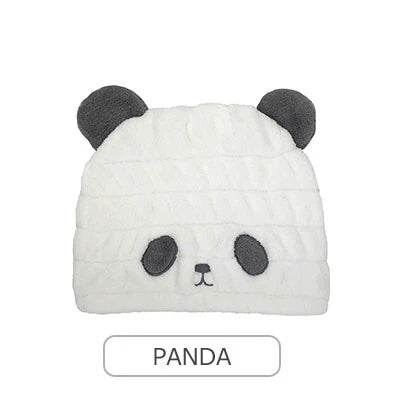 Panda dry hair hat