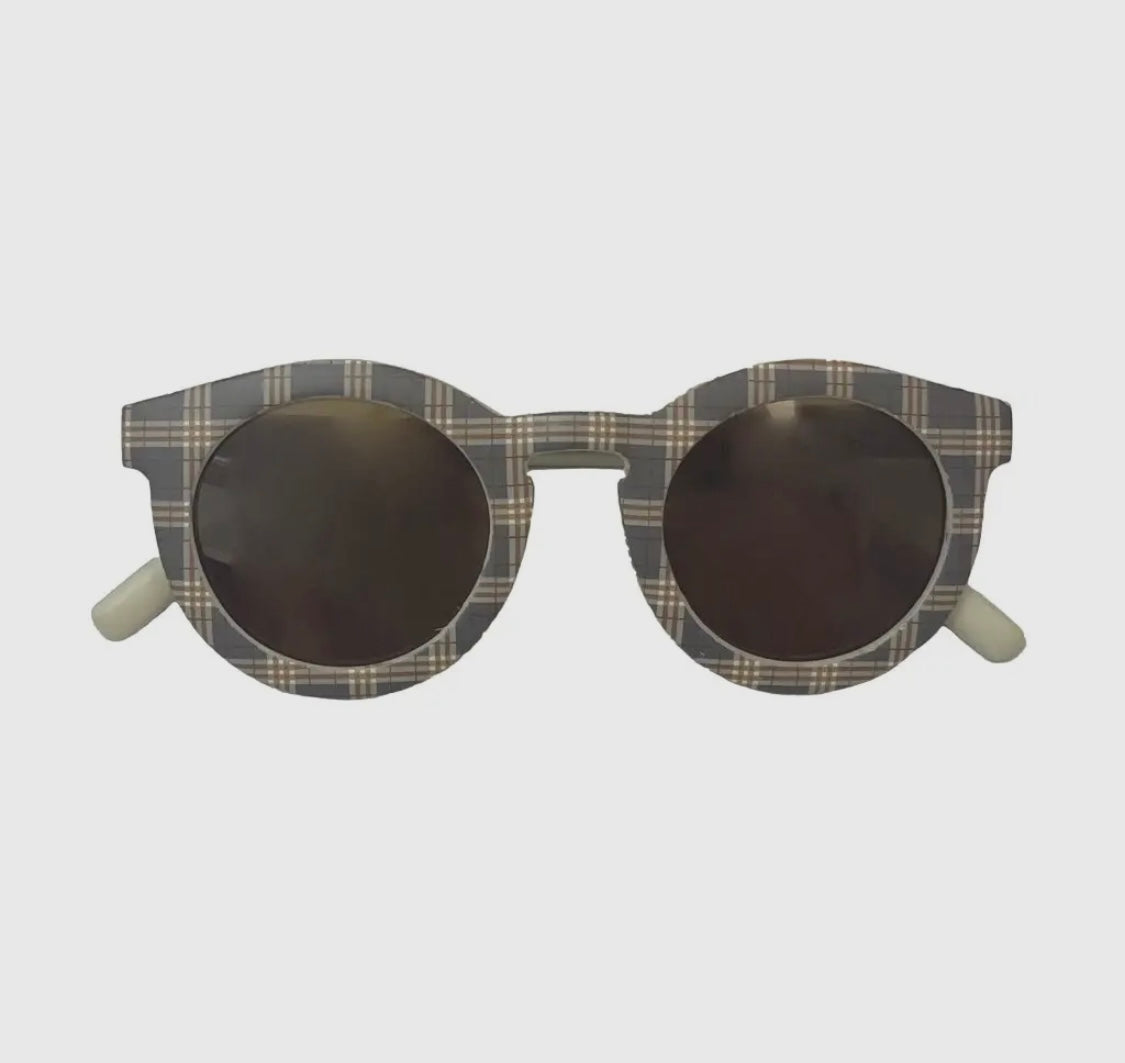 Classic: Bendable & Polarized
Sunglasses- Storm Plaid/0-2y