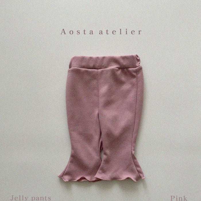 Pink cotton pants/110cm