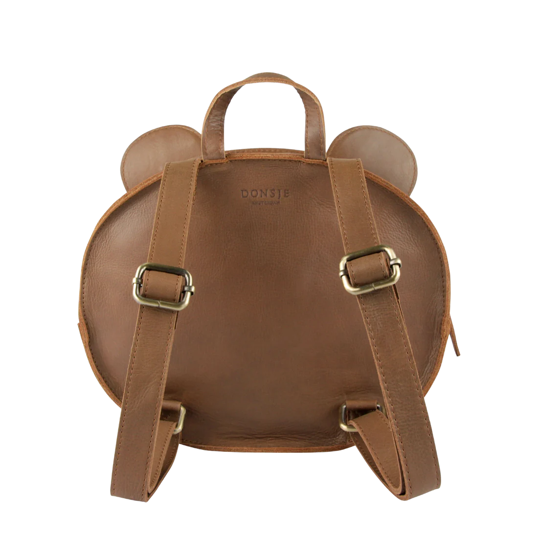 Umi Schoolbag | Bear | Cognac Classic Leather