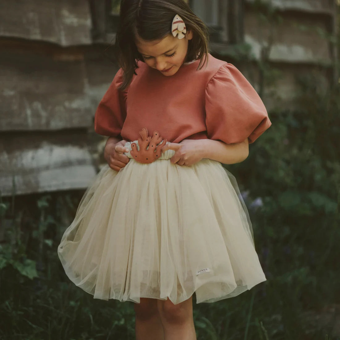 Pien Skirt | Pearl Metallic 2-3y