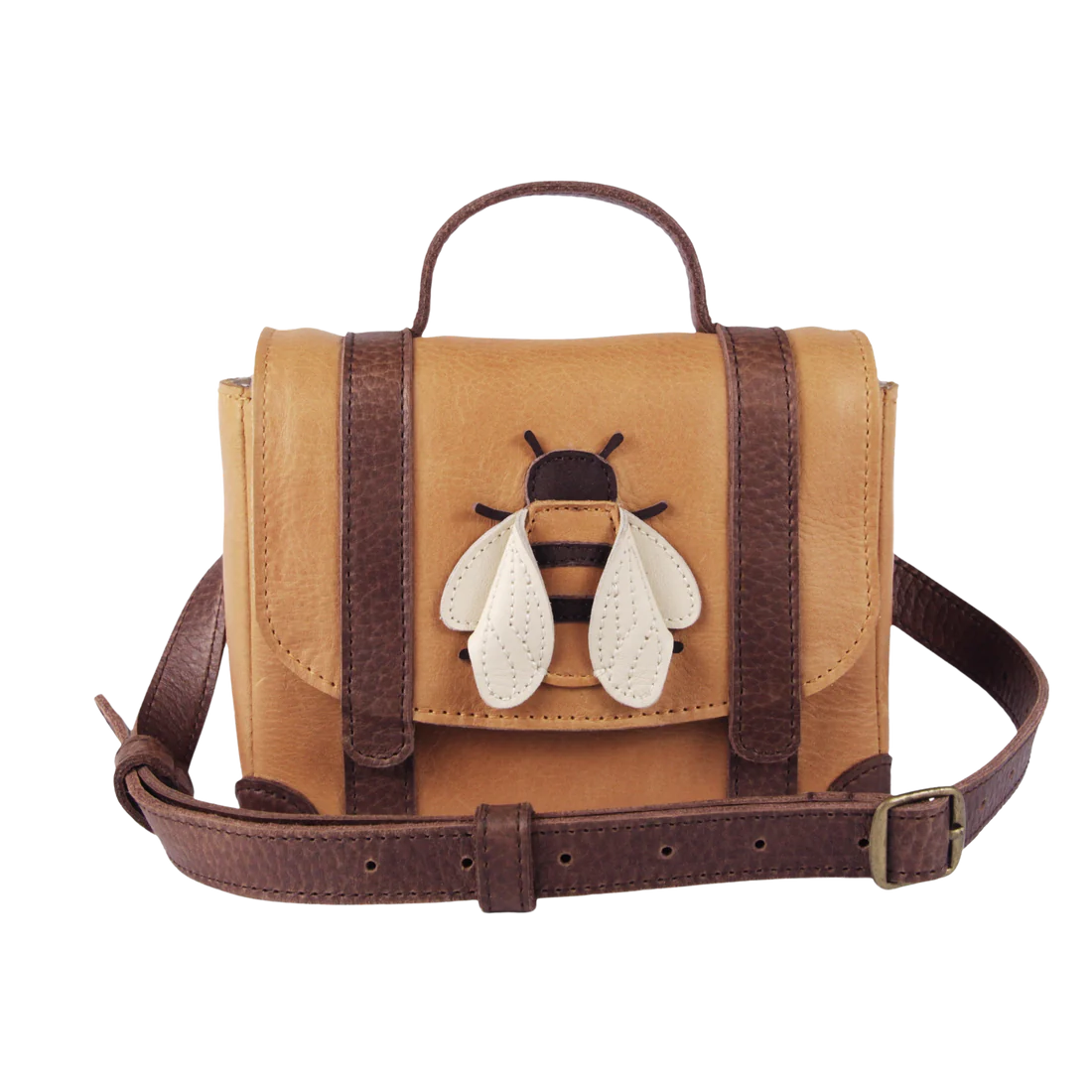 Trychel Bum Bag | Bee | Camel Classic Leather