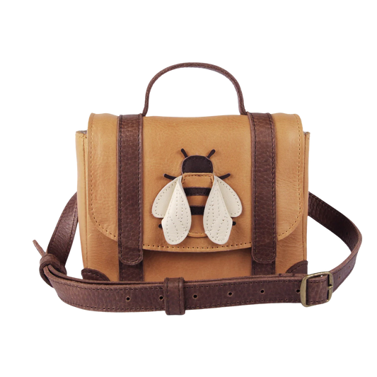 Trychel Bum Bag | Bee | Camel Classic Leather